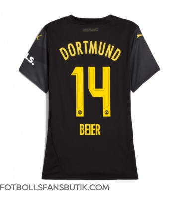 Borussia Dortmund Maximilian Beier #14 Replika Bortatröja Damer 2024-25 Kortärmad